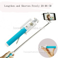 Fashion mini and new improved dispho wired selfie stick new type dispho cable take pole selfie stick for android and ios